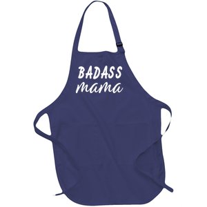 Badass Mama Funny Mom Happy Mothers Day Full-Length Apron With Pockets