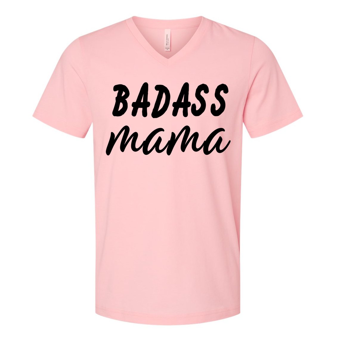 Badass Mama Funny Mom Happy Mothers Day V-Neck T-Shirt