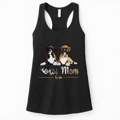 Boxer Mom Fur Life Dog Gifts Womens Tank Top