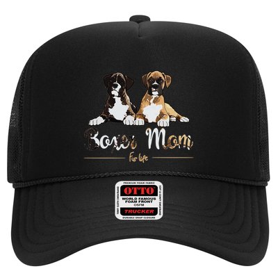 Boxer Mom Fur Life Dog Gifts Trucker Hat