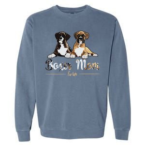 Boxer Mom Fur Life Dog Gifts Garment-Dyed Sweatshirt