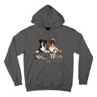 Boxer Mom Fur Life Dog Gifts Hoodie