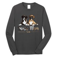 Boxer Mom Fur Life Dog Gifts Long Sleeve Shirt