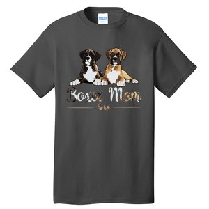 Boxer Mom Fur Life Dog Gifts Tall T-Shirt