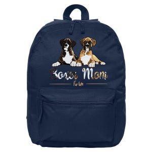 Boxer Mom Fur Life Dog Gifts 16 in Basic Backpack