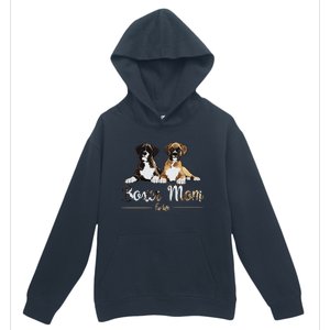 Boxer Mom Fur Life Dog Gifts Urban Pullover Hoodie