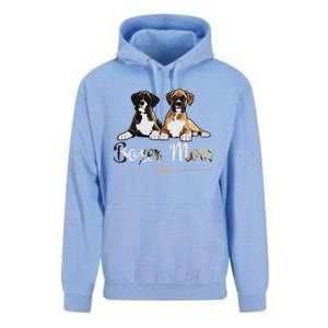 Boxer Mom Fur Life Dog Gifts Unisex Surf Hoodie