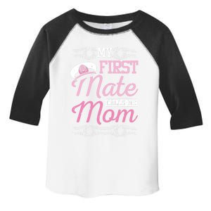 Boating My First Mate Calls Me Mom Gift Toddler Fine Jersey T-Shirt