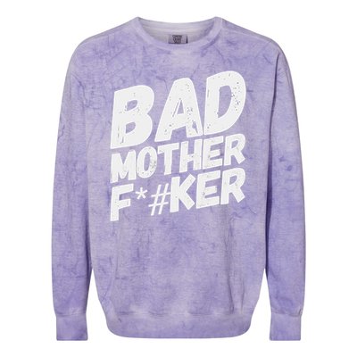 Bad Mother Fker Colorblast Crewneck Sweatshirt