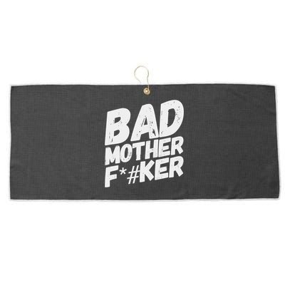 Bad Mother Fker Large Microfiber Waffle Golf Towel