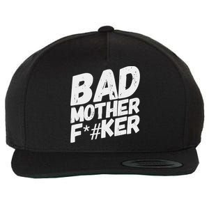 Bad Mother Fker Wool Snapback Cap