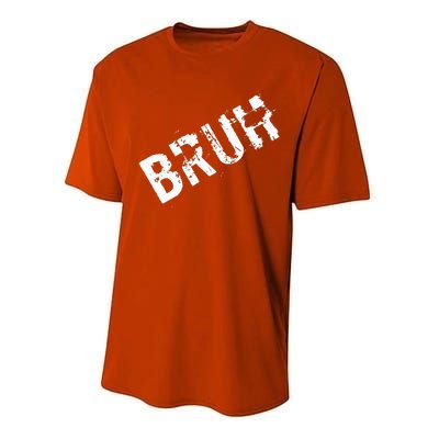 Bruh Meme Funny Saying Brother Greeting Performance Sprint T-Shirt