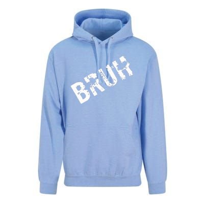 Bruh Meme Funny Saying Brother Greeting Unisex Surf Hoodie