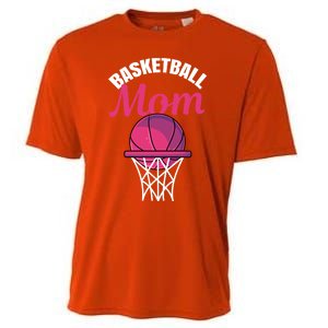 Basketball Mom For Basketball Team Player Cute Gift Cooling Performance Crew T-Shirt