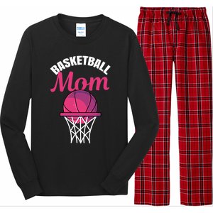 Basketball Mom For Basketball Team Player Cute Gift Long Sleeve Pajama Set