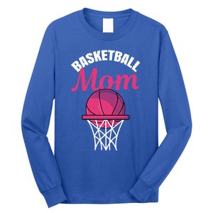 Basketball Mom For Basketball Team Player Cute Gift Long Sleeve Shirt