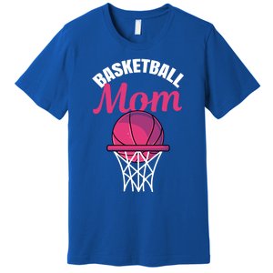 Basketball Mom For Basketball Team Player Cute Gift Premium T-Shirt