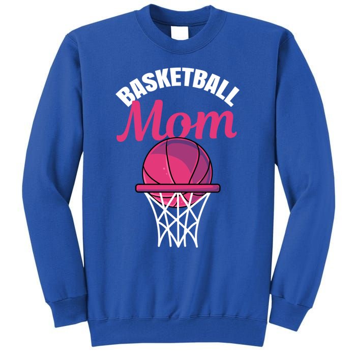 Basketball Mom For Basketball Team Player Cute Gift Tall Sweatshirt