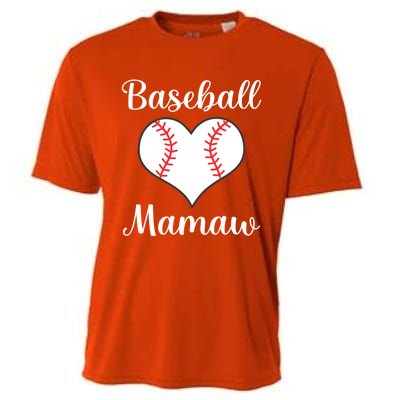 Baseball Mamaw Funny Gift Cooling Performance Crew T-Shirt