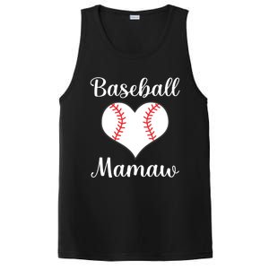 Baseball Mamaw Funny Gift PosiCharge Competitor Tank