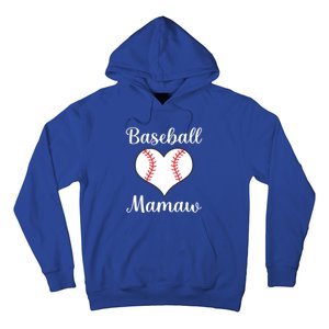 Baseball Mamaw Funny Gift Hoodie