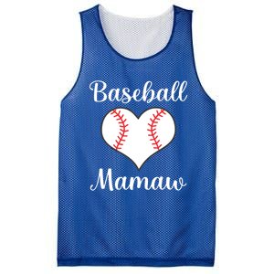 Baseball Mamaw Funny Gift Mesh Reversible Basketball Jersey Tank