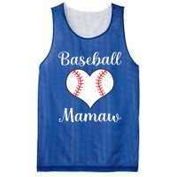 Baseball Mamaw Funny Gift Mesh Reversible Basketball Jersey Tank