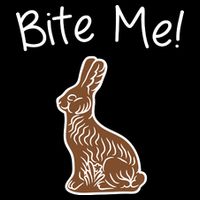 Bite Me Funny Chocolate Easter Bunny City Backpack