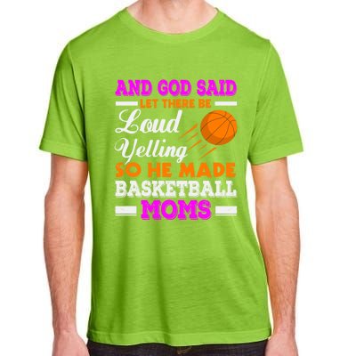 Basketball Mom Funny Basketball Moms Mother Cool Gift Adult ChromaSoft Performance T-Shirt