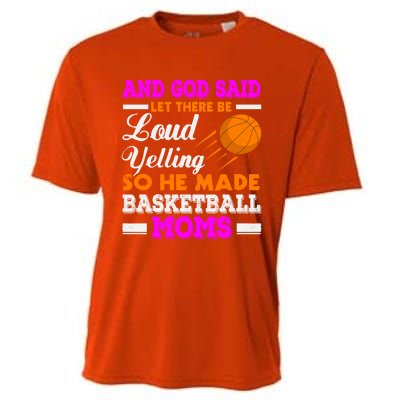 Basketball Mom Funny Basketball Moms Mother Cool Gift Cooling Performance Crew T-Shirt