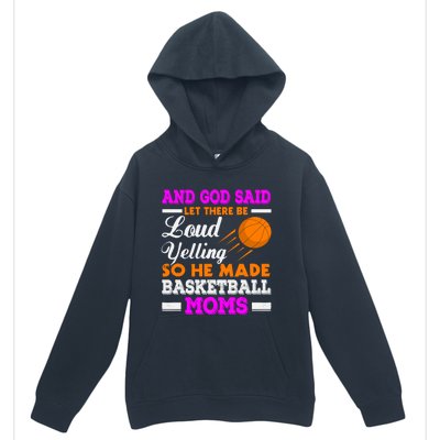 Basketball Mom Funny Basketball Moms Mother Cool Gift Urban Pullover Hoodie