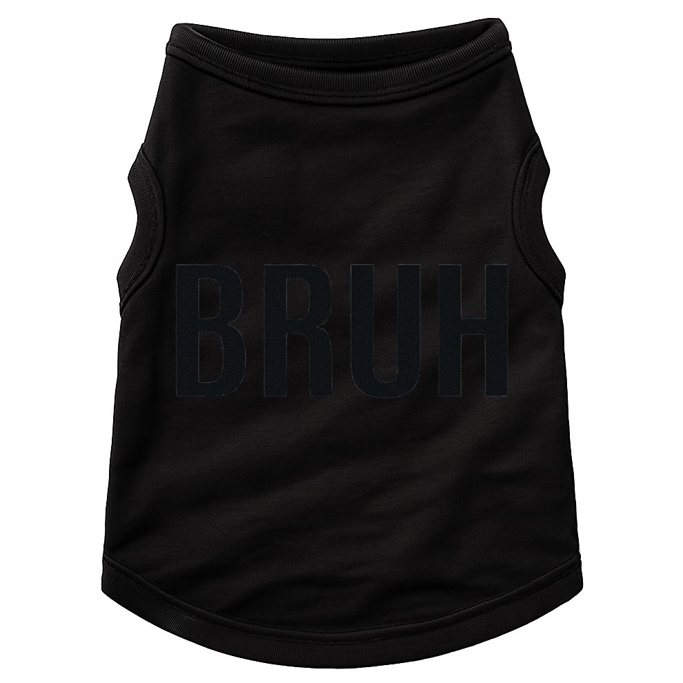 Bruh Meme Funny Saying Brother Greeting Gifts Doggie Tank