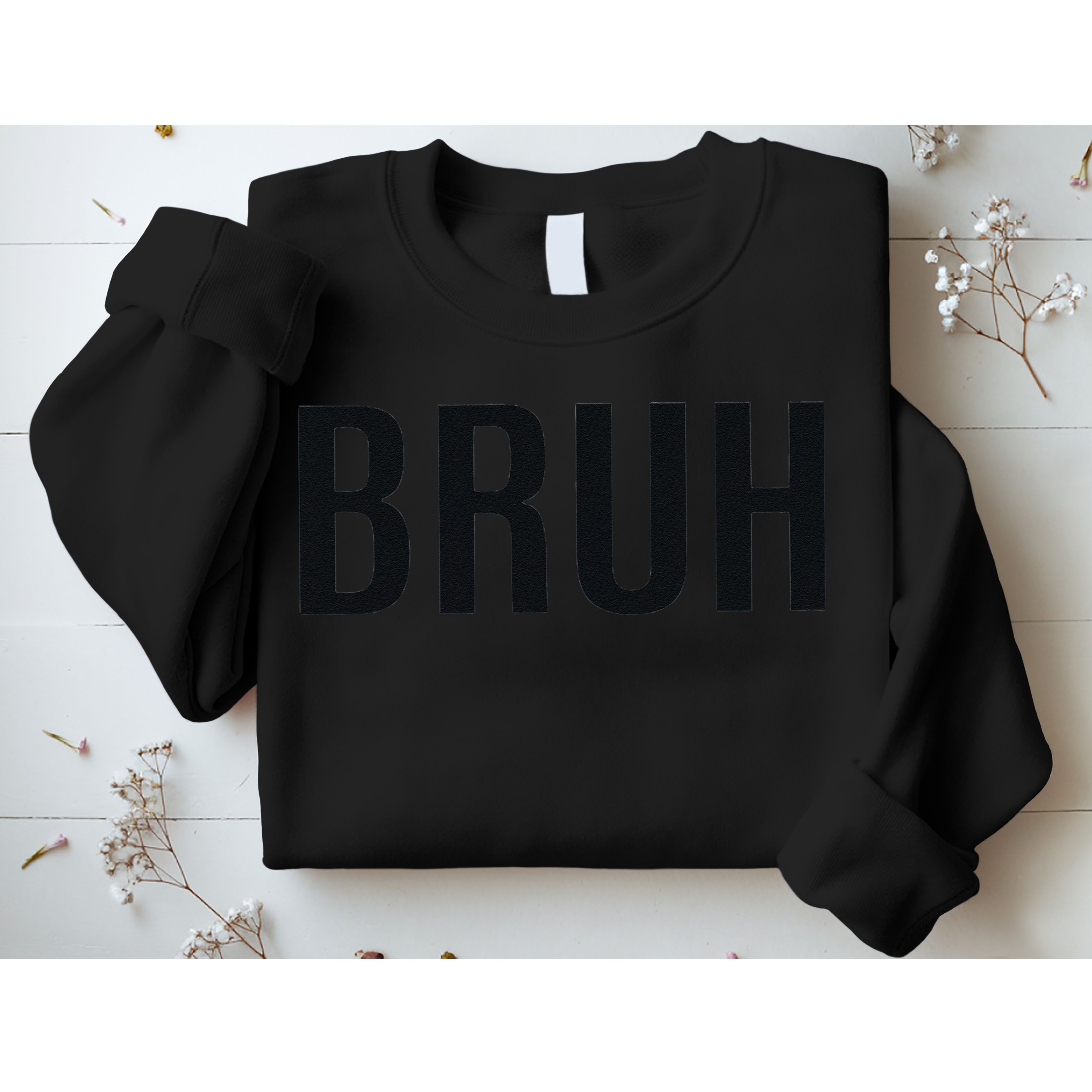 Bruh Meme Funny Saying Brother Greeting Gifts Sweatshirt