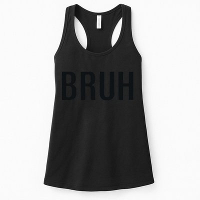 Bruh Meme Funny Saying Brother Greeting Gifts Womens Tank Top