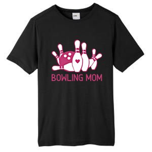 Bowling Mom Funny Gift For Bowlers Pink Bowling Ball Gift Bowl Gift Tall Fusion ChromaSoft Performance T-Shirt