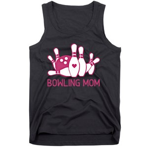 Bowling Mom Funny Gift For Bowlers Pink Bowling Ball Gift Bowl Gift Tank Top