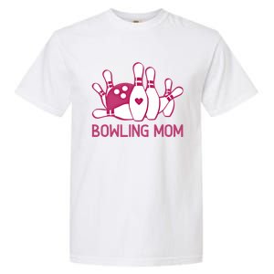 Bowling Mom Funny Gift For Bowlers Pink Bowling Ball Gift Bowl Gift Garment-Dyed Heavyweight T-Shirt