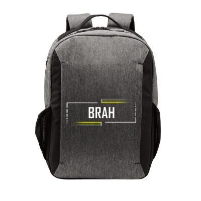 Brah Meme Funny Saying Brother Greeting Vector Backpack