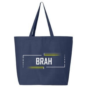 Brah Meme Funny Saying Brother Greeting 25L Jumbo Tote