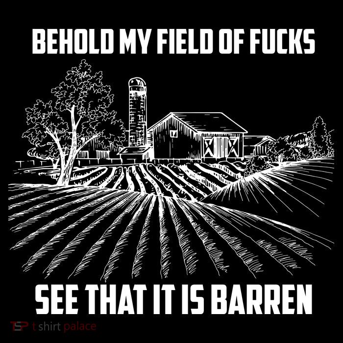 Behold My Field Of Fucks See That It Is Barren Sustainable Beanie