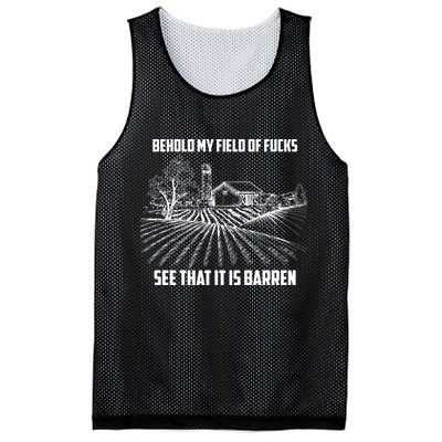 Behold My Field Of Fucks See That It Is Barren Mesh Reversible Basketball Jersey Tank