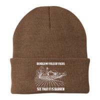 Behold My Field Of Fucks See That It Is Barren Beanie