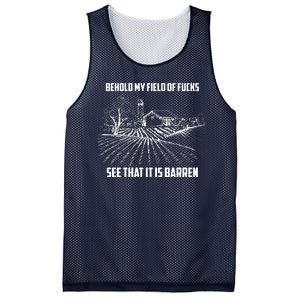 Behold My Field Of Fucks See That It Is Barren Mesh Reversible Basketball Jersey Tank