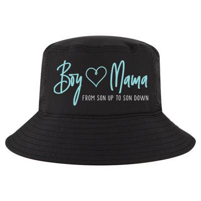 Boy Mama From Son Up To Son Down Cute Gift Mother Mom Gift Cool Comfort Performance Bucket Hat