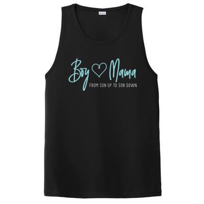 Boy Mama From Son Up To Son Down Cute Gift Mother Mom Gift PosiCharge Competitor Tank