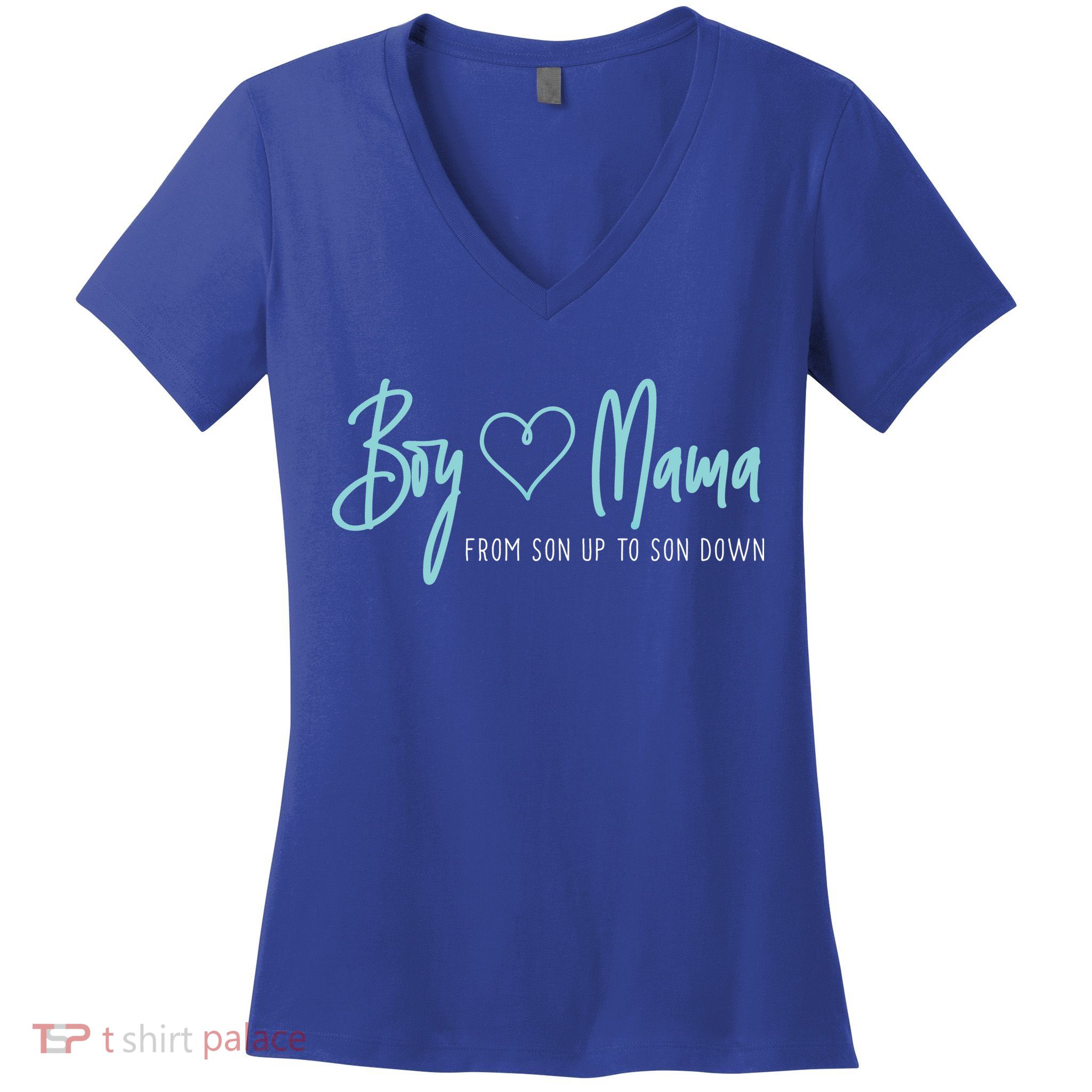 Boy Mama From Son Up To Son Down Cute Gift Mother Mom Gift Women's V-Neck T-Shirt