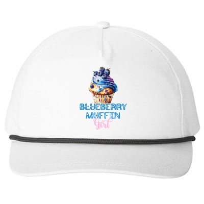 Blueberry Muffin Fruit Healthy Berry Blueberries Garden Funny Gift Snapback Five-Panel Rope Hat