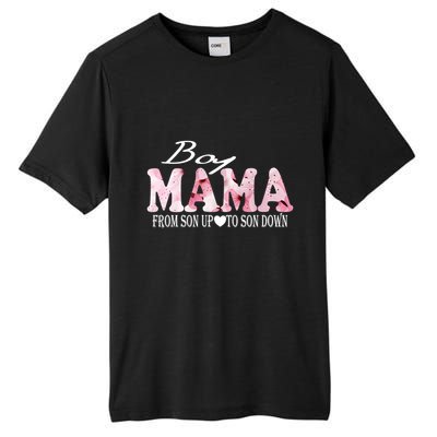 Boy Mama From Son Up To Son Down Funny Mother's Day Fun Mom Cute Gift Tall Fusion ChromaSoft Performance T-Shirt