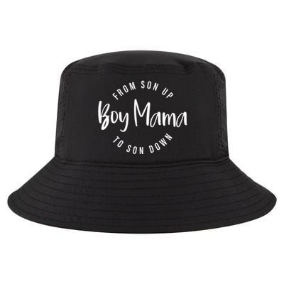 Boy Mama From Son Up To Son Down Funny Mom Of Mom Life Gift Cool Comfort Performance Bucket Hat