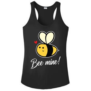 Bee Mine For Couples Heart Lovee Valentines Day Great Gift Ladies PosiCharge Competitor Racerback Tank